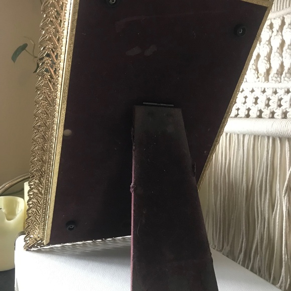 Vintage Gold Vanity Mirror - Picture 5 of 6